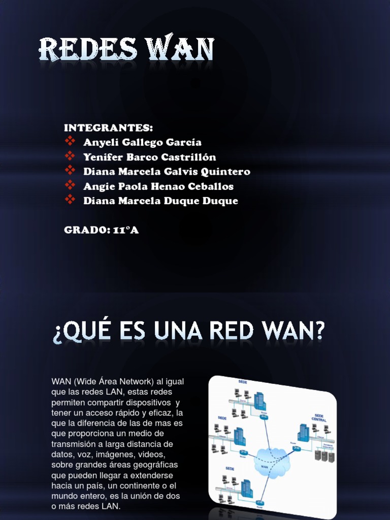 Redes Wan | PDF | Red de área amplia | Red de computadoras