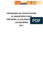 ProgramaDeCapacitacionAlMagisterioParaPREVIOLEM PDF