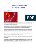 China Testeaza Liberalizarea Economiei