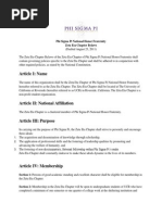 Phi Sigma Pi UCR Bylaws