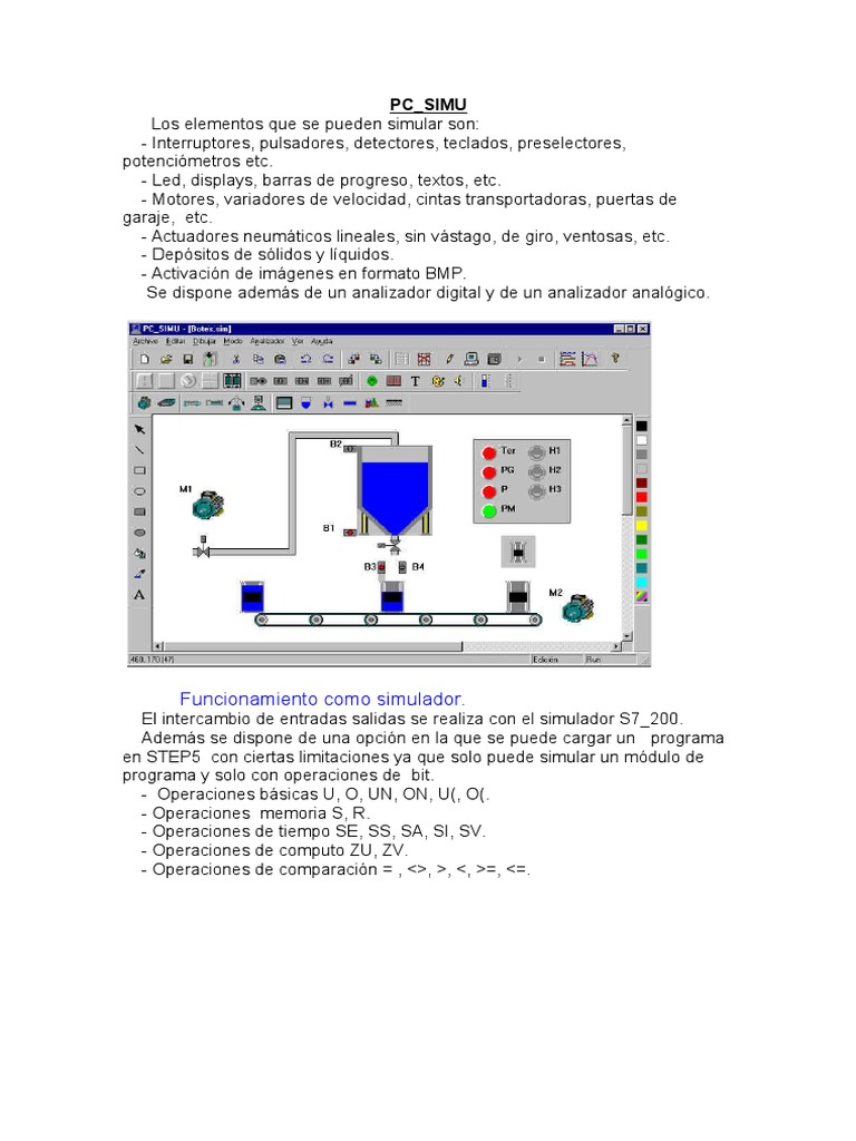 PC - SIMU Tutorial | PDF | Bienes manufacturados | Áreas de informática