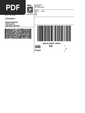 Shipping Label