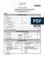 Kuesioner Susenas 05 Kor