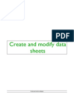 Modify data sheets Pointcarré