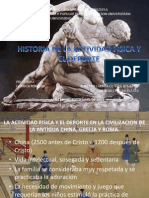 Historia de La Actividad Fisica y El Deporte