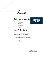 BACH Sonata Flauto A Bec e Basso SibM 1021 PDF