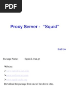 Proxy Server - "Squid"