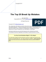 The Top 25 Breakup Mistakes PDF