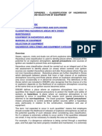 Hazardous Classification - Explosive Atmosfer