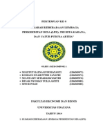 Akuntansi Perbankan Dan LPD Pertemuan Ke-8 "Sejarah Keberadaan Lembaga Perkreditan Desa (LPD), Tri Hita Karana, Dan Catur Purusa Artha"