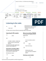 Listening To The Radio - ... Uctions Manual (Page 7) PDF