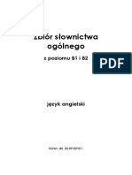 Zbiór Słownictwa B1 English PDF
