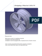 Designing A Wheel in CATIA V5 PDF