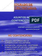 Asuntos No Contenciosos (GUNTHER GONZALES BARRÓN)