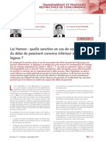 Loi Hamon Et Délais de Paiement PDF