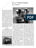 Supercharging vs. Turbocharging