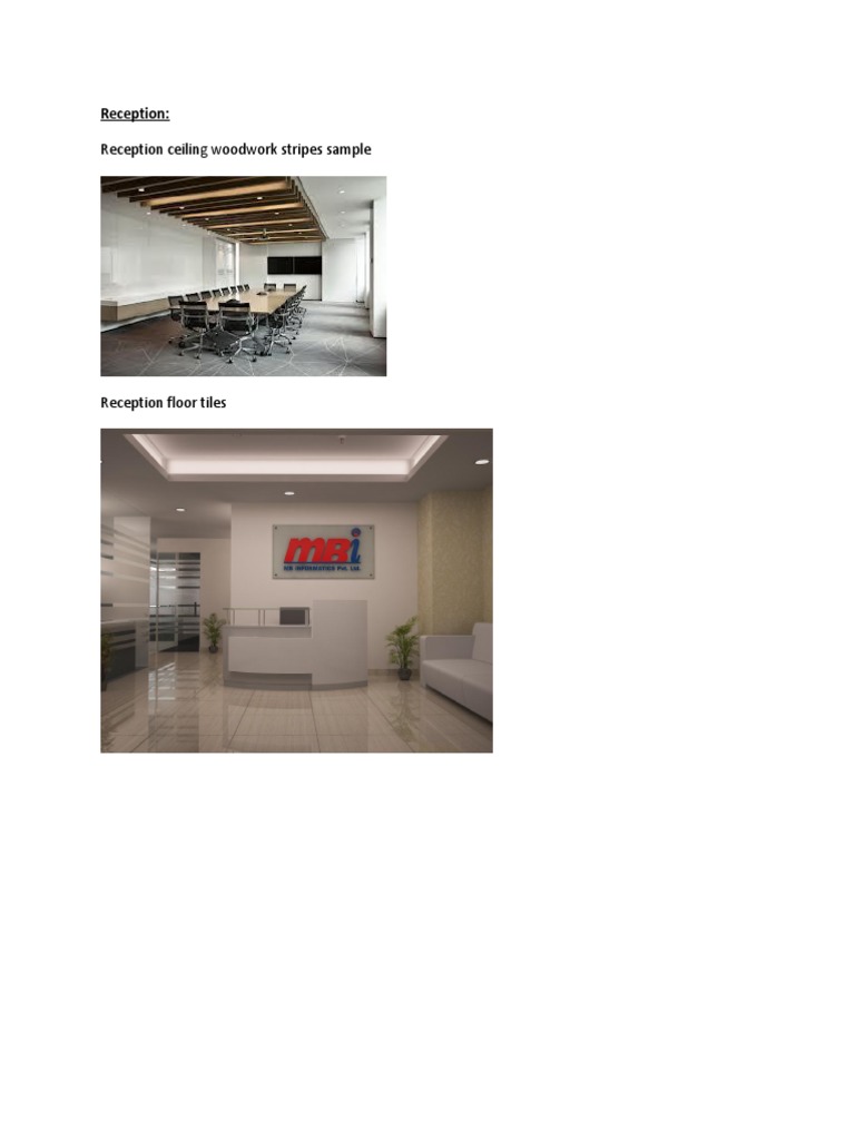 Office Interior Design Samples Overview | PDF