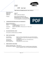 MSDS Agar Agar powder