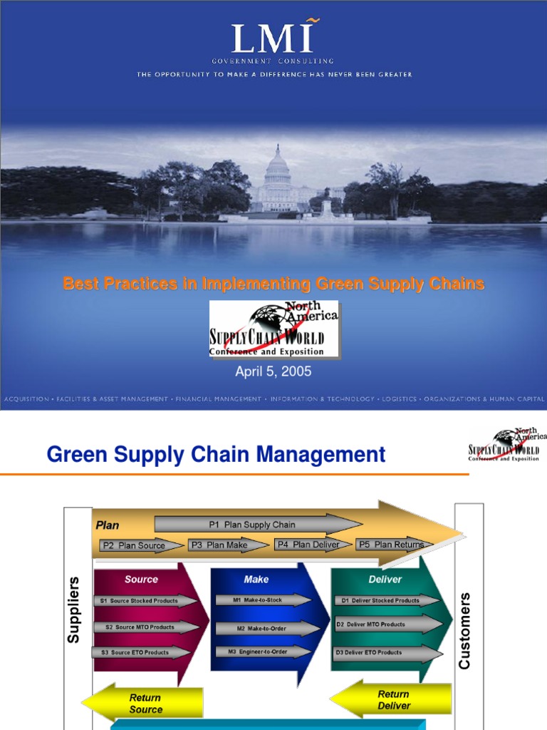 Green Supply Chain Management Pdf Supply Chain Management Life