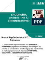 Palestras  Anexo II NR 17- Teleatendimento  para o Instrutor.ppt