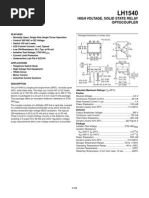 LH1540 - High Voltage - Solid State Relay Optocoupler PDF