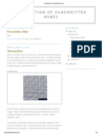 Recognition of Handwritten Names PDF