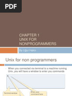 Unix For Nonprogrammers: by Uğur Halıcı