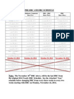 Plan Distribution Mailing Date (Mon.) Preliminary Comments Due (Fri.) Pre - DRC Date (Wed.) DRC Date (Mon.)