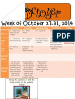 Sched Week 10 27