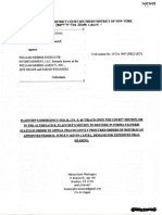 Washington v. William Morris Endeavor Entertainment LLC et al. (10-9647) (PKC) (JCF) -- Draft of Appeal to Second Circuit re: Fraudulently Procured Orders of P. Kevin Castel [Handwritten Notes Scanned on October 12, 2014]