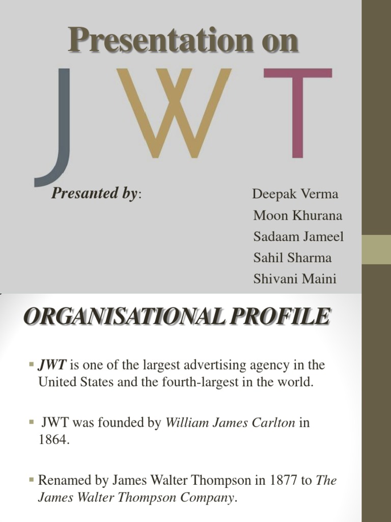 JWT: Global Advertising Leader Overview | PDF | Media Manipulation ...