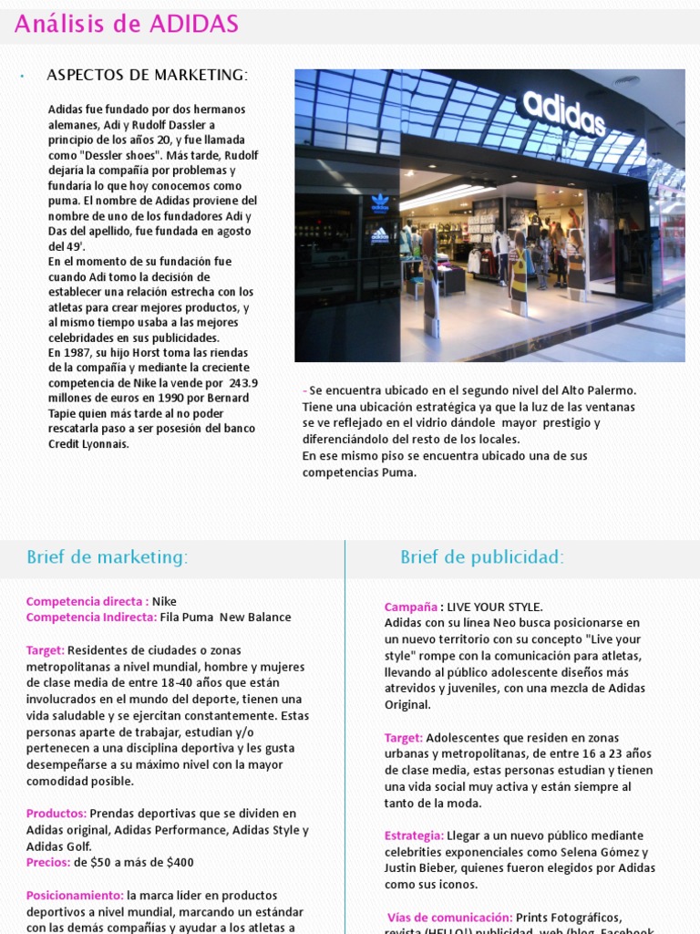 Adidas PDF | PDF | Adidas | Artículos recreativos y deportivos