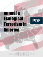 Alec Animal Ecological Terrorism Bill