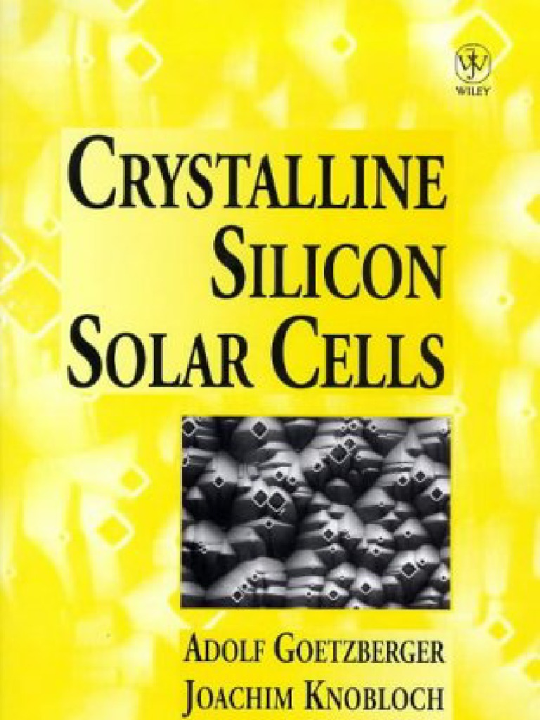 Crystalline Silicon Solar Cells | PDF | Band Gap | Semiconductors