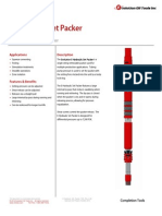 E-Hydraulic Set Packer Technical Datasheet