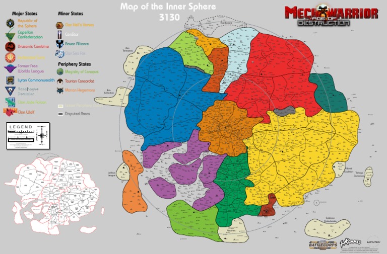Inner Sphere Territorial Maps Overview | PDF | Classics