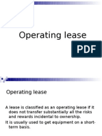 Operating Lease