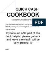 Quick Cash Cook Book