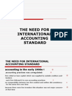 The Need For International Accounting Standard