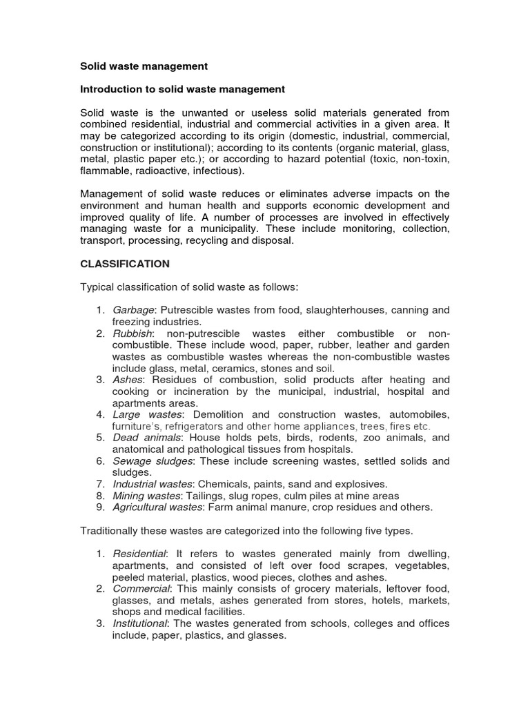 😂 Domestic waste management introduction. Online Courses. 20190113