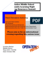 Drug Summit Flyer