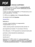 C1 Inhibitor Esteraza (Activitate) - Synevo