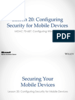 MOAC 70-687 L20 Mobile Security