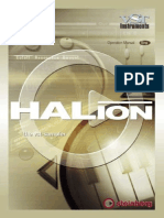 HALion110 Manual English