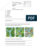 1 Prova de Geografia PDF