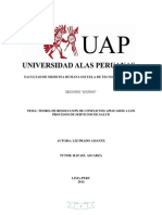 Teoria de Resolucion de Conflictos