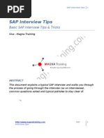 Download SAP Interview Tips by magnatraining SN24429632 doc pdf