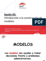 Sesión 03 - Introducción A La Construcción de Modelos Operaciones PDF