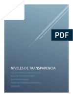 nIVELES DE TRANSPARENCIA