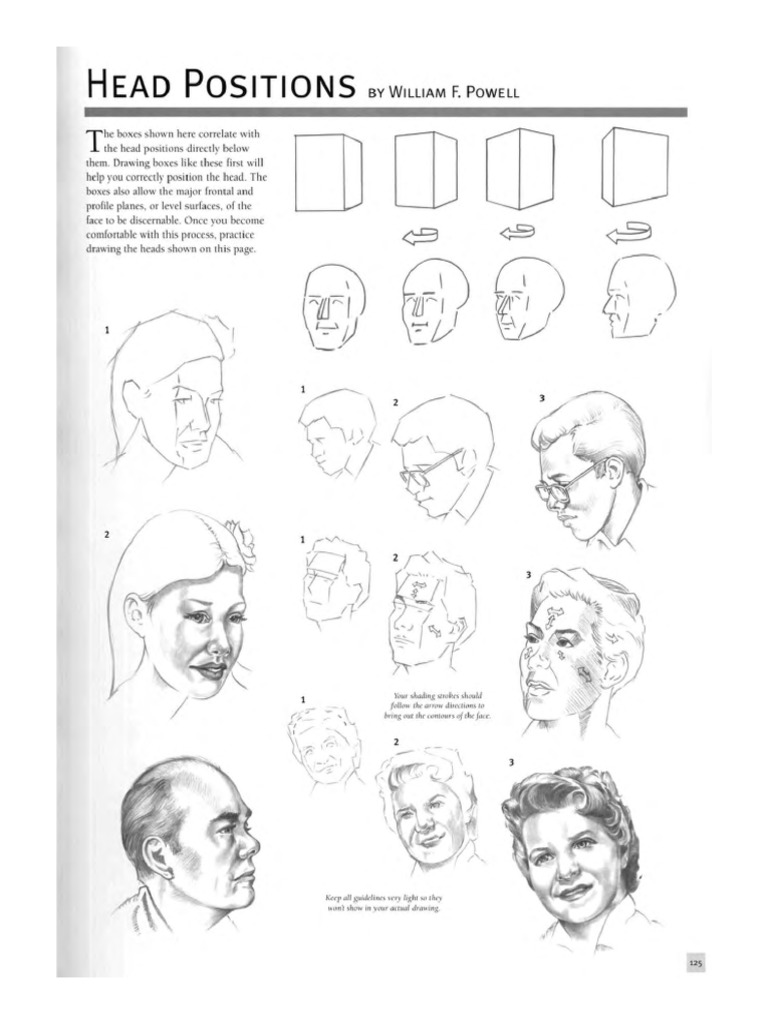 Drawing Different Head Positions | PDF | Language Arts & Discipline ...